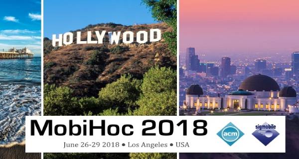 MobiHoc 2018 - ندوة دولية - International Symposium on Mobile AdHoc